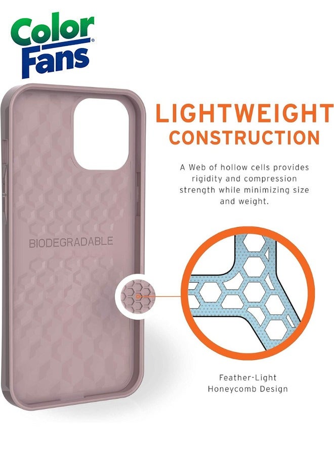 Color Fans - Apple iPhone 12 Pro Max Case Outback Ultra Thin Eco-Friendly Protective Cover Fully Biodegradable and Compostable - Lilac - Image 1