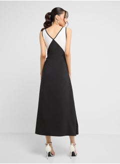 ELLA Contrast Toned Dress  - Image 2