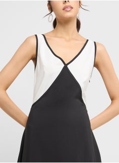 ELLA Contrast Toned Dress  - Image 3