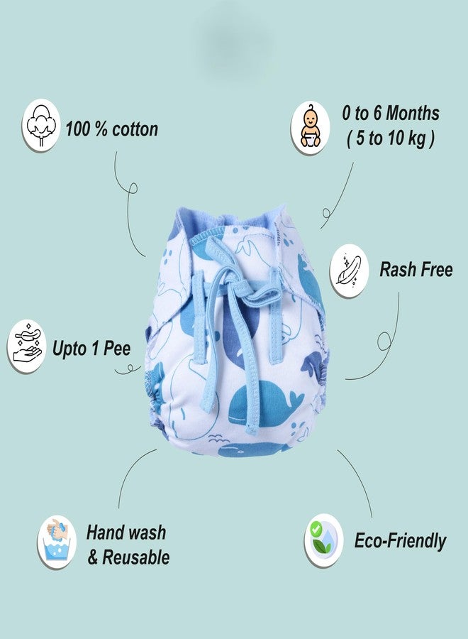 Snugkins 100% Cotton Nappy Large Size (6-10Kg) Pack of 3 - Image 3