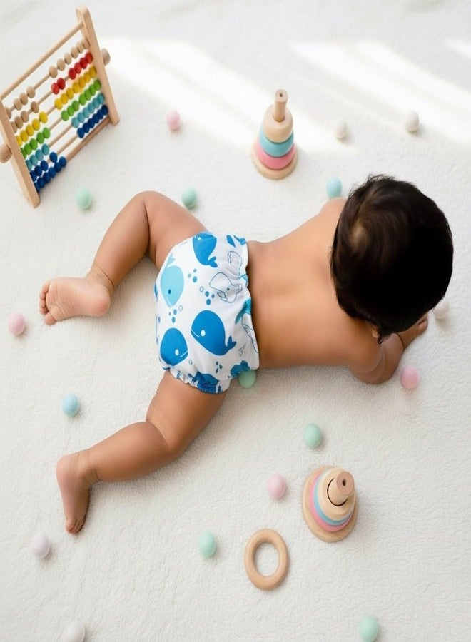 Snugkins 100% Cotton Nappy Large Size (6-10Kg) Pack of 3 - Image 4