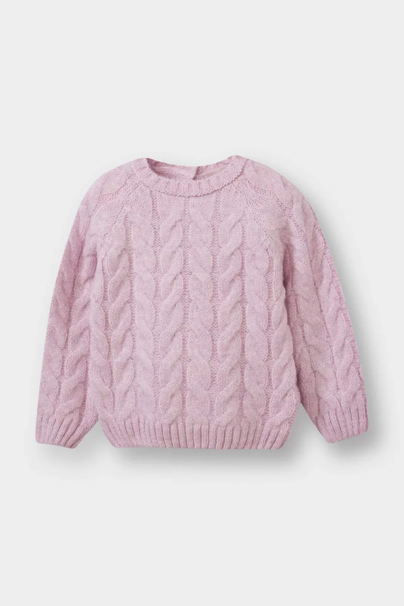 DeFacto Baby Girl Regular Fit Crew Neck Knit Pullover