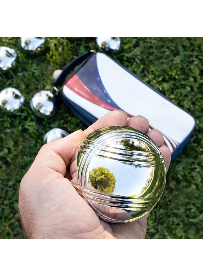 مجموعة بوكسي، لعبة البولينج الكبيرة للألعاب الخارجية للبالغين والعائلة مجموعة الكروكيت - Image 3