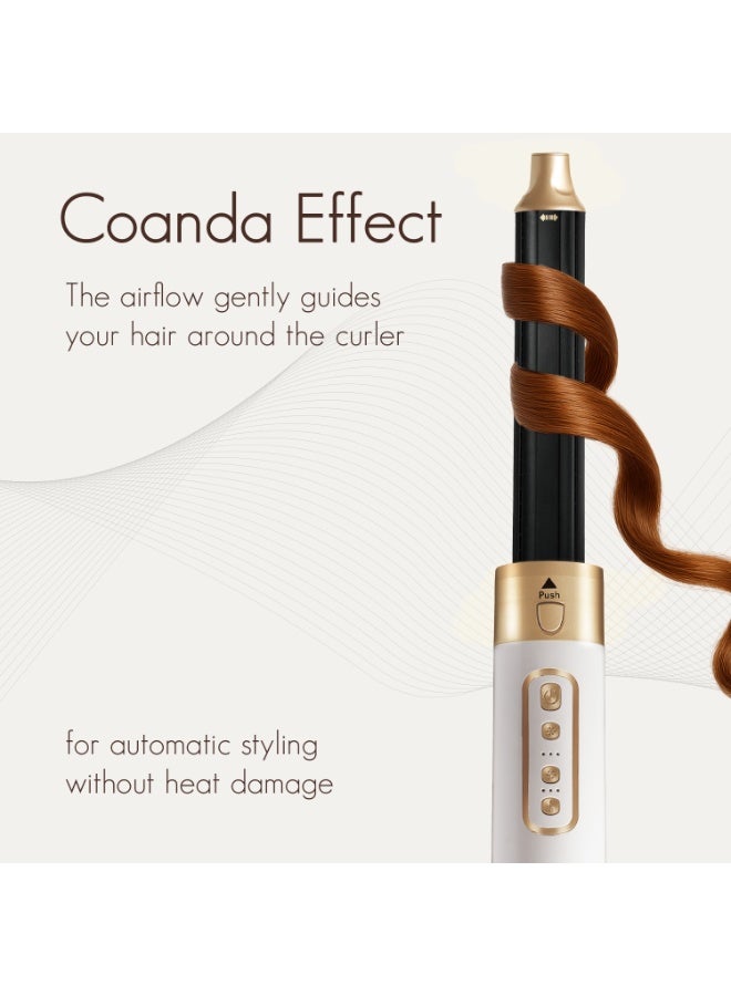 وجد Wajd 6-in-1 Hair Dryer & Styler – Auto Curlers, Brushes, Diffuser & Case – No Heat Damage, 5-Year Warranty - Image 3