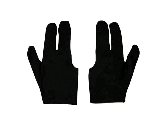 JBB Pool Snooker Billiard Gloves - 5 Pieces (Black) - Image 3