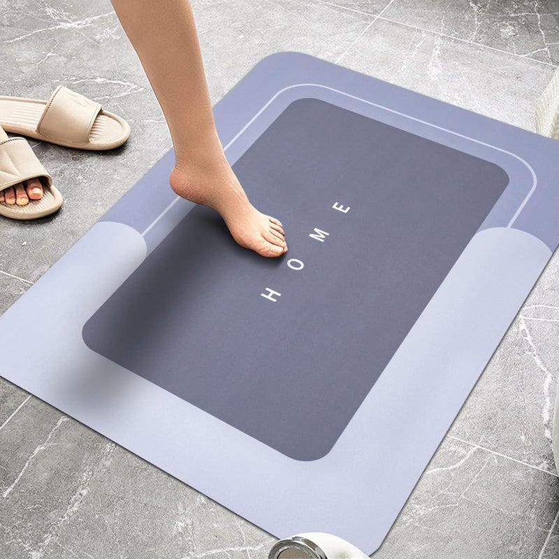 BBD kitchen shop Bathroom Square Mat Square Bathroom Mat Square Bath Mat Bathroom Carpet Cushion Mat Super Absorbent Soft Carpet Quick Dry for Home Office 380 grm - Image 2