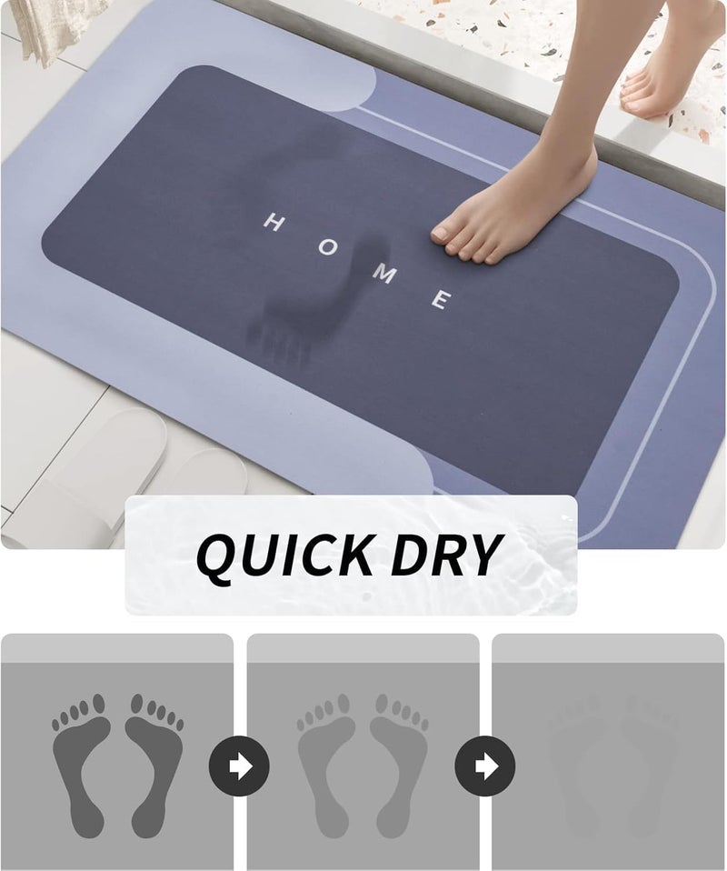 BBD kitchen shop Bathroom Square Mat Square Bathroom Mat Square Bath Mat Bathroom Carpet Cushion Mat Super Absorbent Soft Carpet Quick Dry for Home Office 380 grm - Image 5