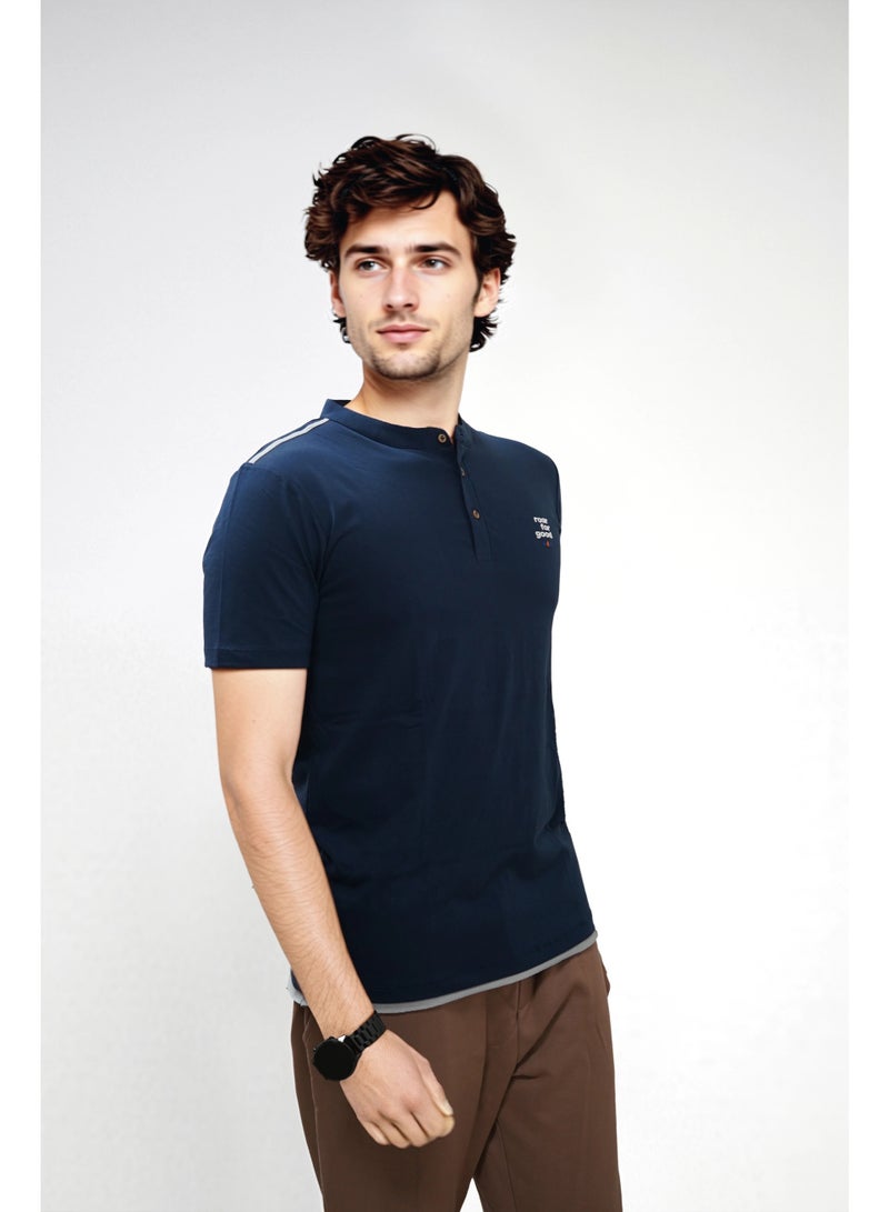 ROAR FOR GOOD Men's Quick Dry Sports T-Shirt | Lightweight Breathable Round Neck Gym & Running Tee | Moisture Wicking Activewear for Workout, Training & Fitness - Image 1