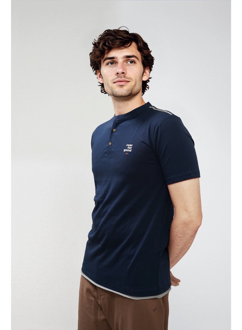 ROAR FOR GOOD Men's Quick Dry Sports T-Shirt | Lightweight Breathable Round Neck Gym & Running Tee | Moisture Wicking Activewear for Workout, Training & Fitness - Image 4