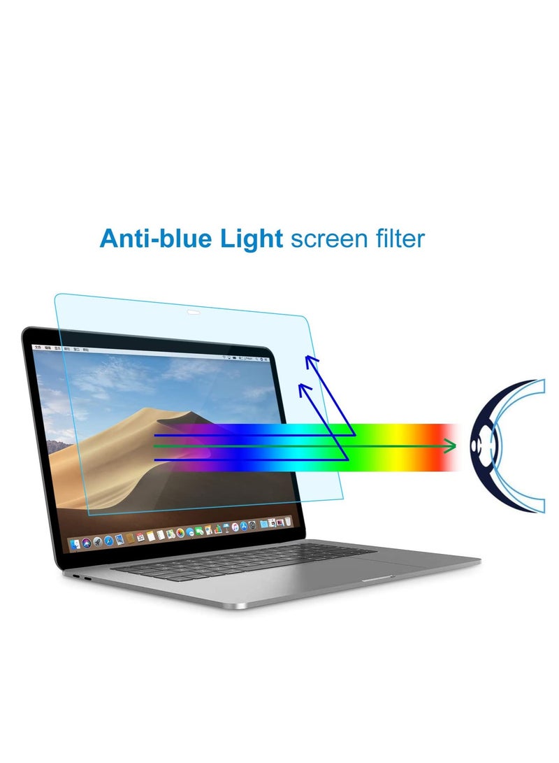 1Pack Macbook Air Screen Protector-Anti Glare Anti Blue Light Laptop Screen Protector-Eye Protection Filter for Macbook Air 15 Inch 2023 M2 Chip A2941 and 2024 M3 Chip A3114 and 2025 M4 Chip A3241  - Image 1
