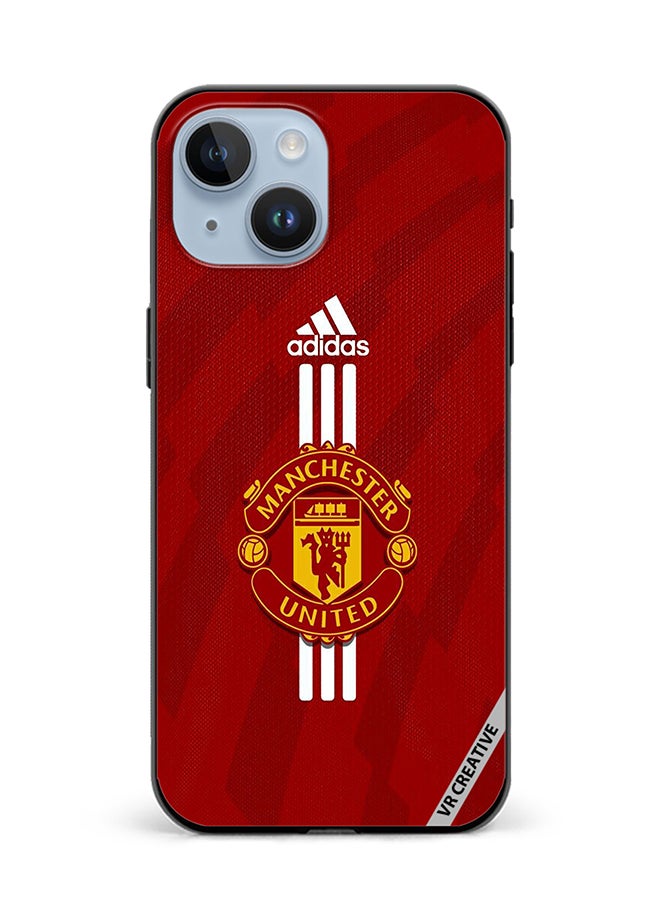 VR CREATIVE Protective Case Cover For Apple iPhone 15 Man United Design Multicolour - Image 1