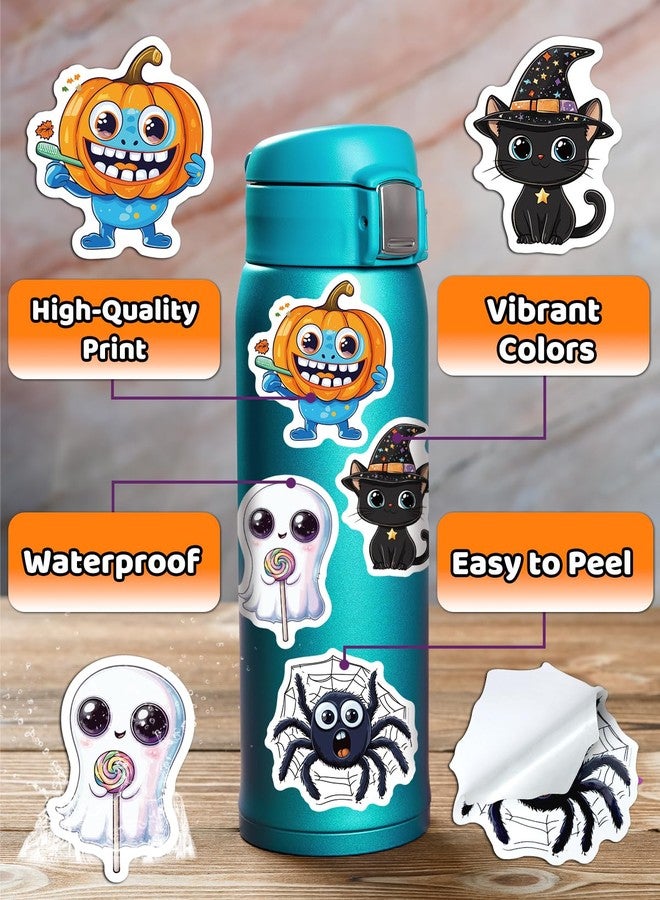 JCFIRE Halloween Stickers for Kids, 100 PCS Halloween Party Favors, Waterproof Cute Vinyl Stickers for Water Bottle Crafts, Party Decorations Supplies, Goodie Bags Stuffers Kids Gift Toys Games Treats - Image 2