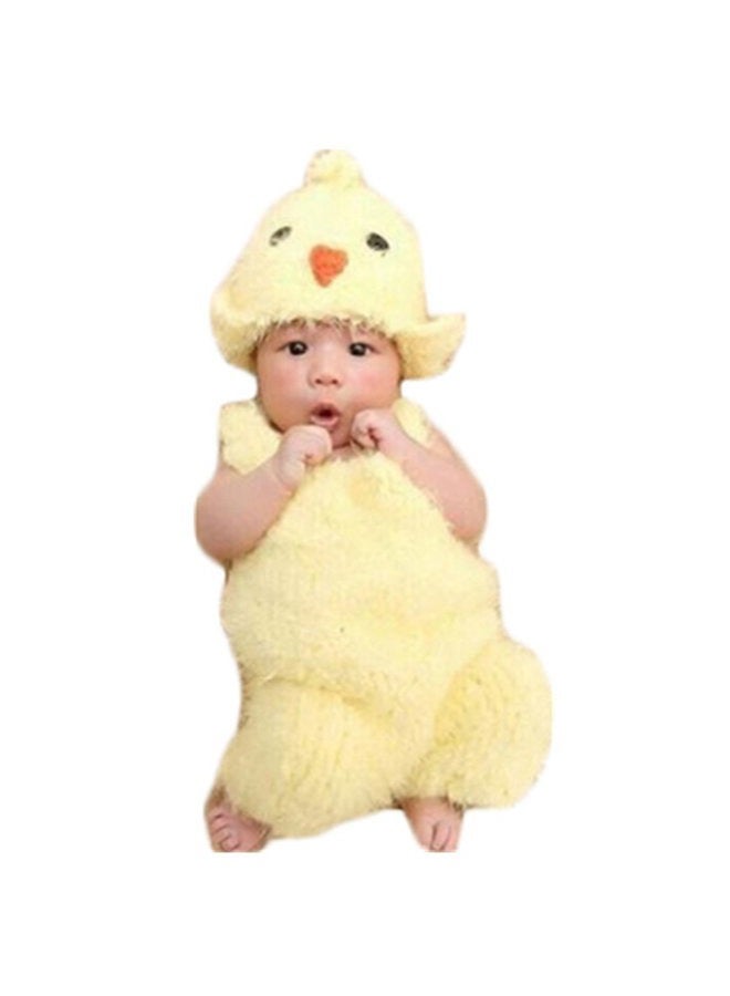 Vedory Unisex Newborn Baby Girl Boy Outfits Crochet Cute Chick Clothes Photography Props Hat Pants - Image 1
