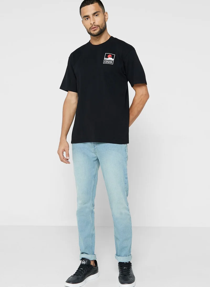 Edwin Sunset On Mt Fuji T-Shirt