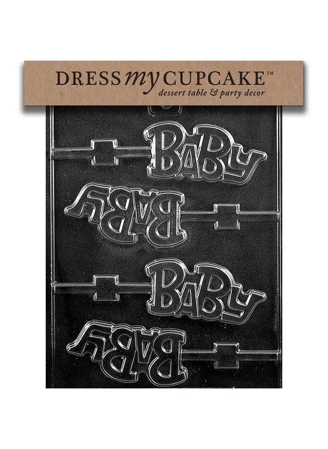 Dress My Cupcake Baby Lollipop Chocolate Mold B055  - Image 2