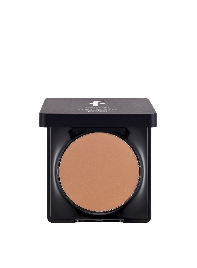 flormar Wet Dry Compact Powder – 012 Amber – Powder Texture, Matte Finish, Smooth, Soft 012 Amber - Image 1