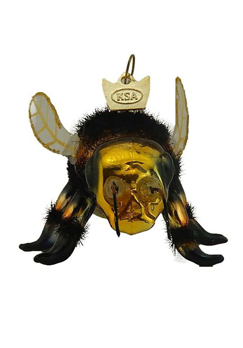Kurt Adler Noble Gems Honey Bee Glass Ornament NB1455 New - Image 3