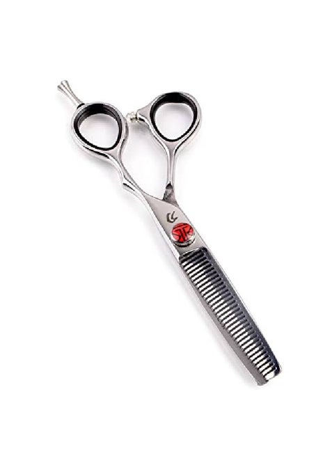 Tokko Katana Classic 6.5" Texturizing Shears Professional Razor Edge 440C Japanese Stainless Steel Hair Thinning Scissors 6.5" Barber Shears With Adjustment Screw And Leather Case