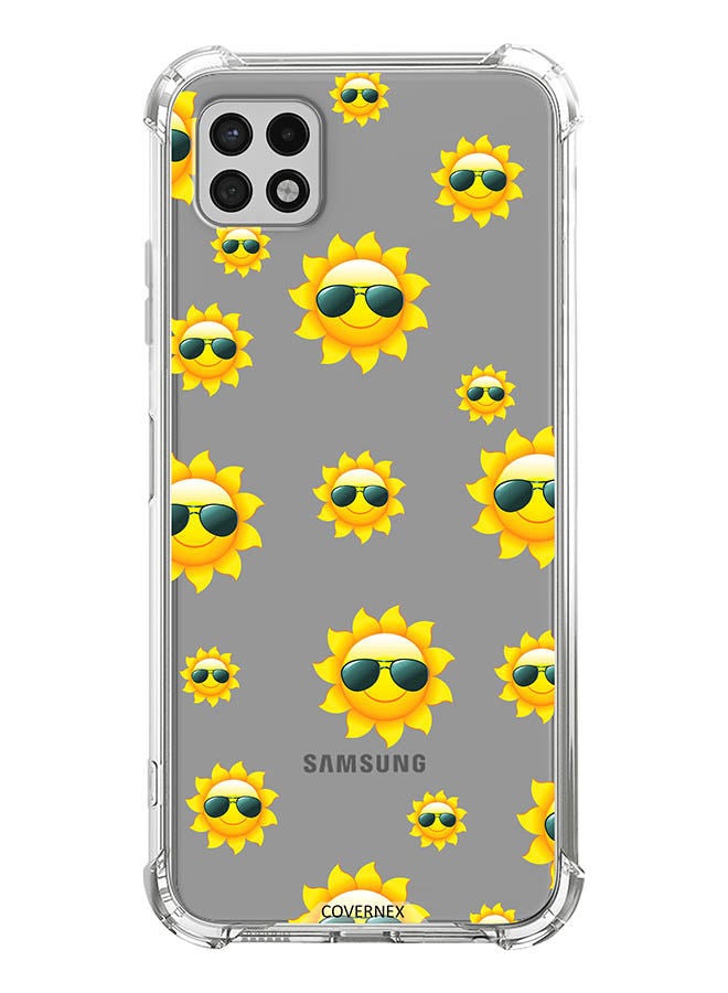 Covernex Shockproof Protective Case Cover For Samsung Galaxy A22 5G Sunflower - Image 1