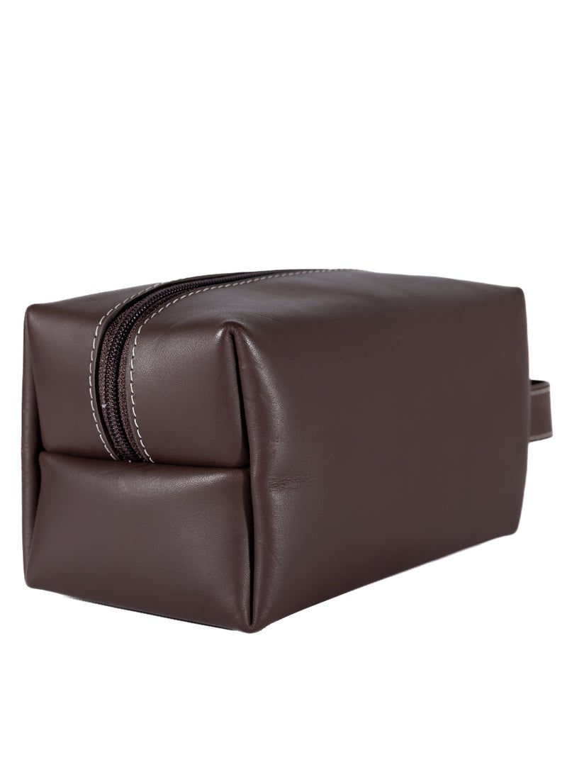Odra Leather - Men’s Leather Handbag – Premium Brown Everyday Carry by Odra | Handcrafted & Stylish - Image 1