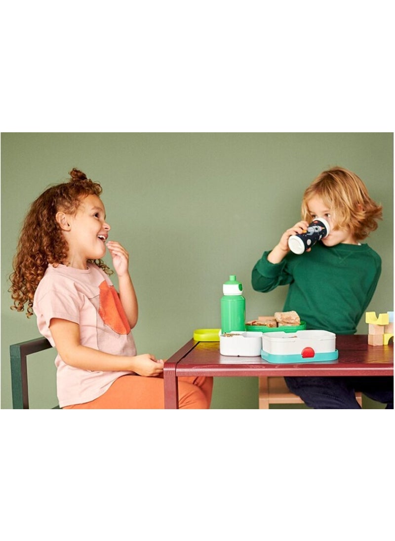 Mepal Lunch Set Campus Nutrition Set with Beverage Bottle (Pop-Up Beverage Bottle and Lunch Box)  - Image 2