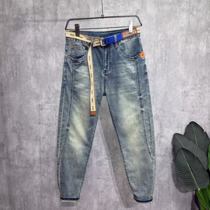 Unisex Classic Denim Jeans Loose Fit Daily Outdoor Wear - Image 1