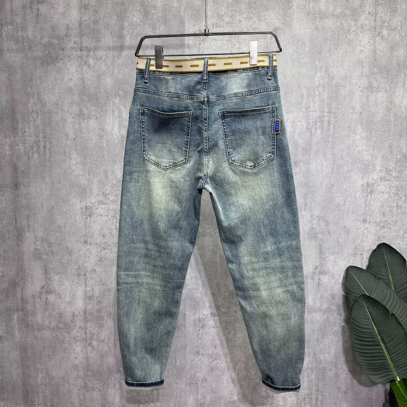 Unisex Classic Denim Jeans Loose Fit Daily Outdoor Wear - Image 2