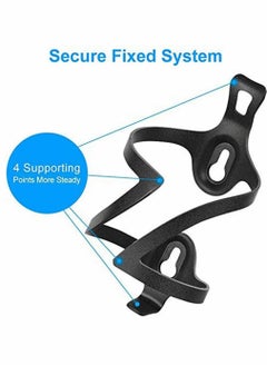 Y&D Bike Water Bottle Holder 2 Pack, Aluminum Alloy Bicycle Cage Mount, Lightweight and Strong Cages for Road Bikes, Mountain Bikes (Black)  - Image 3