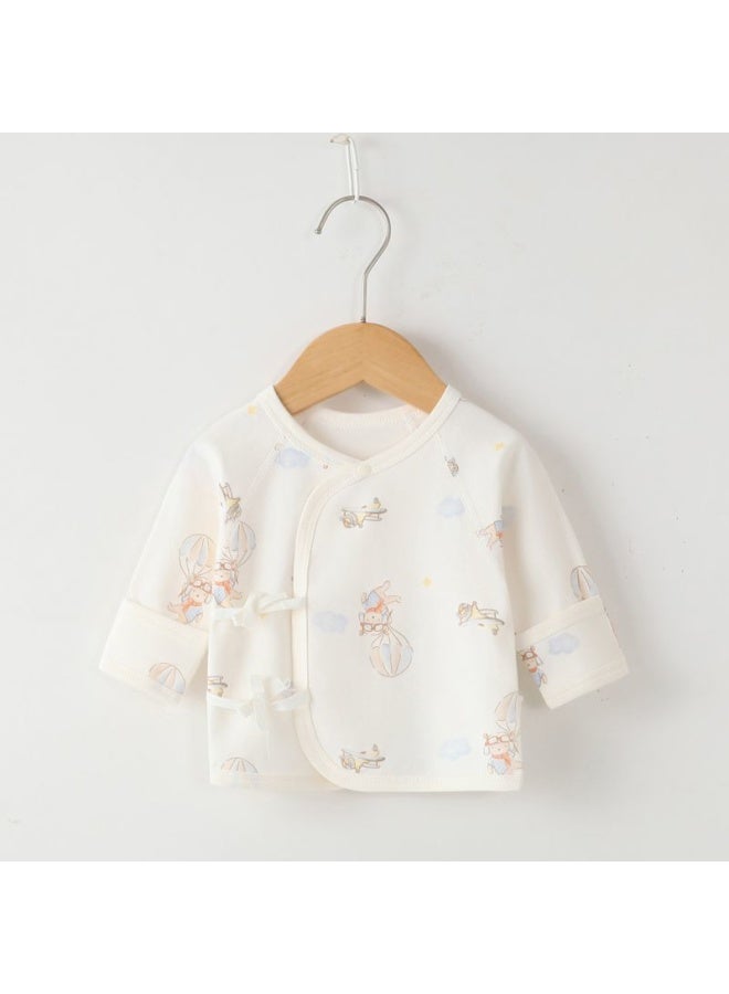 Newborn Baby Half-back Clothes, Newborn Baby Clothes, Pure Cotton Tops, Four-season Monk Clothes, Category A Boneless Clothes