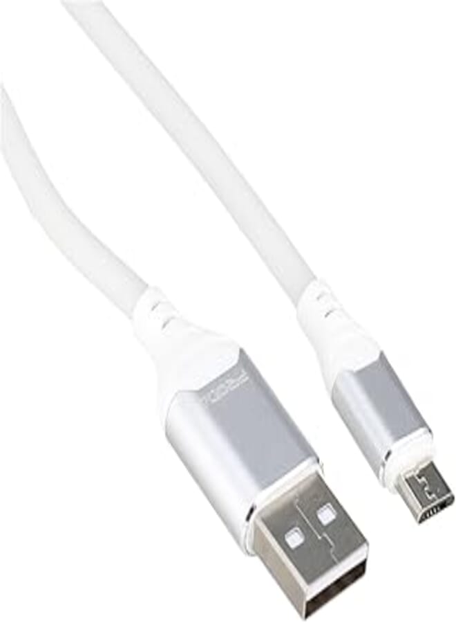 Proda kx1553 charging and data transfer cable, 1 m - white