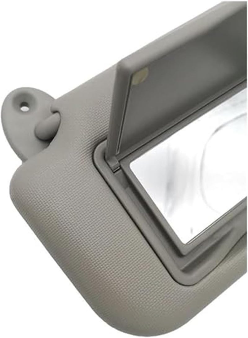 Wivplex Left Side Gray Car Interior Sun Visor with Mirror for Toyota Corolla - Image 5