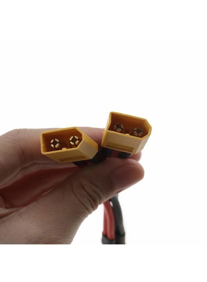 Micro Trader s 2Pcs 1-Female to 2-Male XT30 Parallel Battery Connector, 18cm Length for RC Aircraft Balance Charger - Image 5