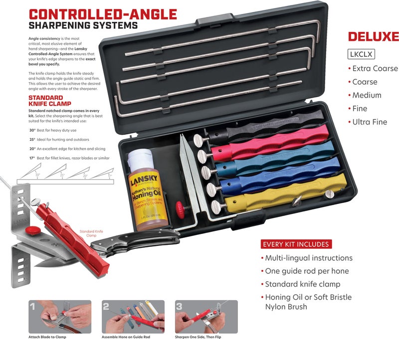 Lansky Lansky Deluxe 5-Stone Sharpening System  - Image 2