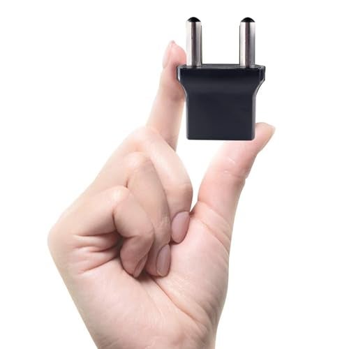 MX Universal Travel Adapter (2 Pin Flat Plug) – Converts USA, Japan, China, Taiwan, Thailand, Europe, Italy, Indonesia & Korea Outlets to India Type D, Travel & Appliance Connector - Image 3