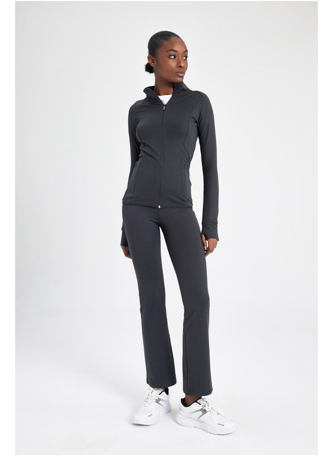 DeFacto - Woman Flare Fit Knitted Trousers - Image 1
