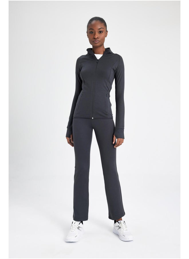 DeFacto - Woman Flare Fit Knitted Trousers - Image 1