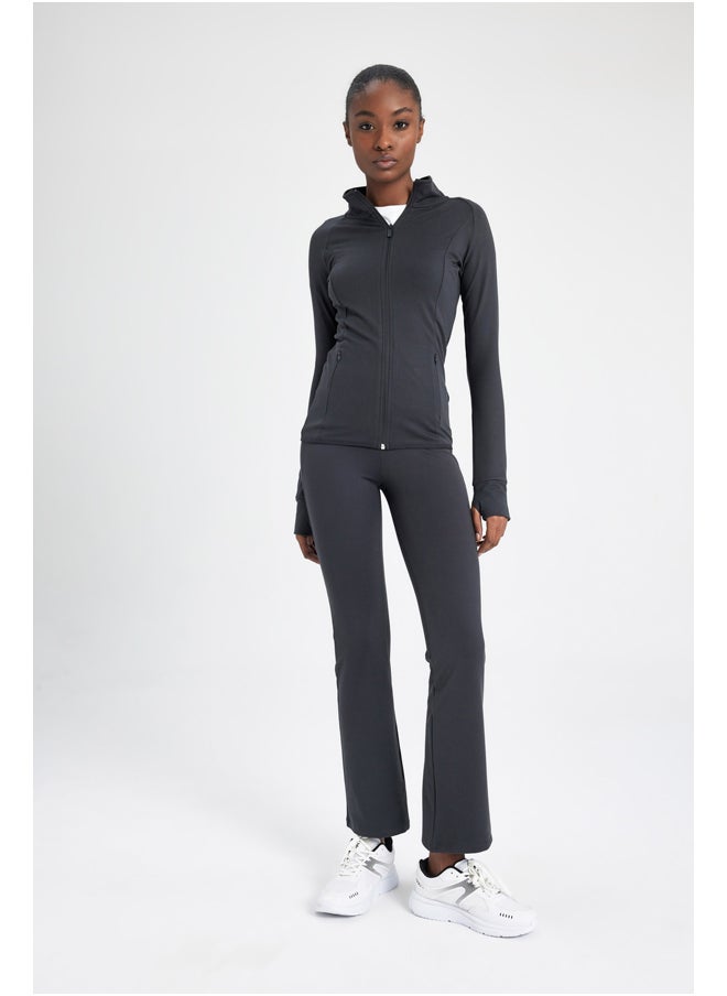 DeFacto - Woman Flare Fit Knitted Trousers - Image 1