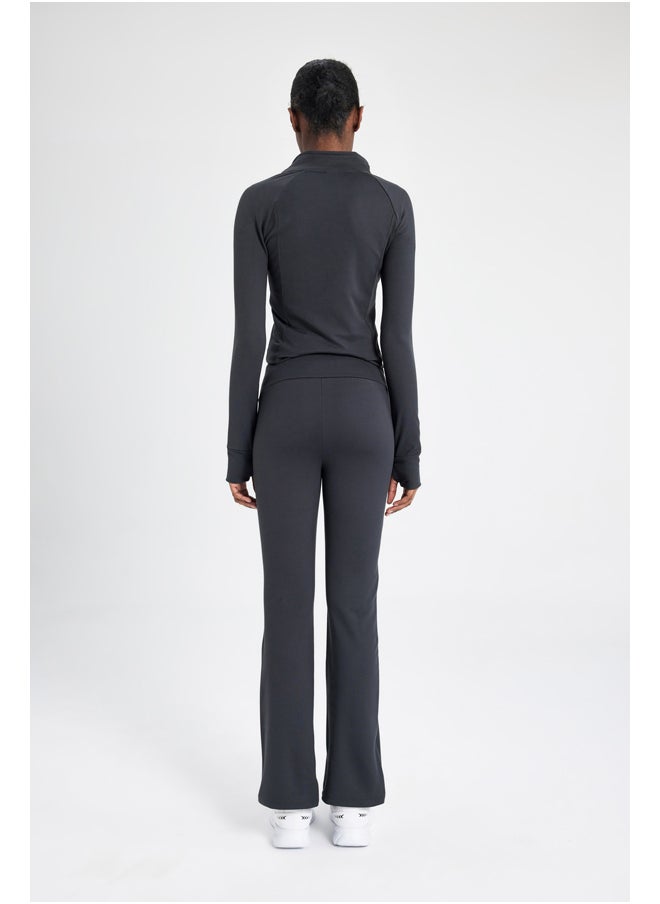 DeFacto - Woman Flare Fit Knitted Trousers - Image 1