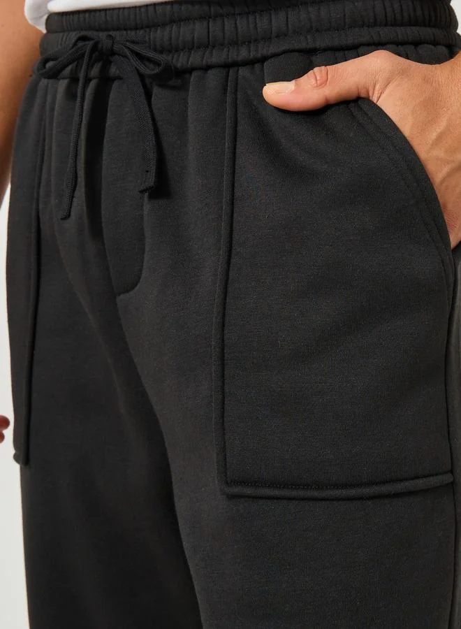 Styli Styli Panel Pocket Detail Oversized Open Hem Joggers