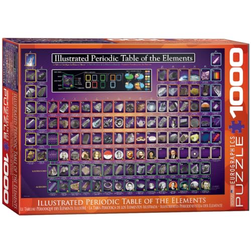 EuroGraphics Periodic Table (Illustrated) 1000 Piece Puzzle - Image 1