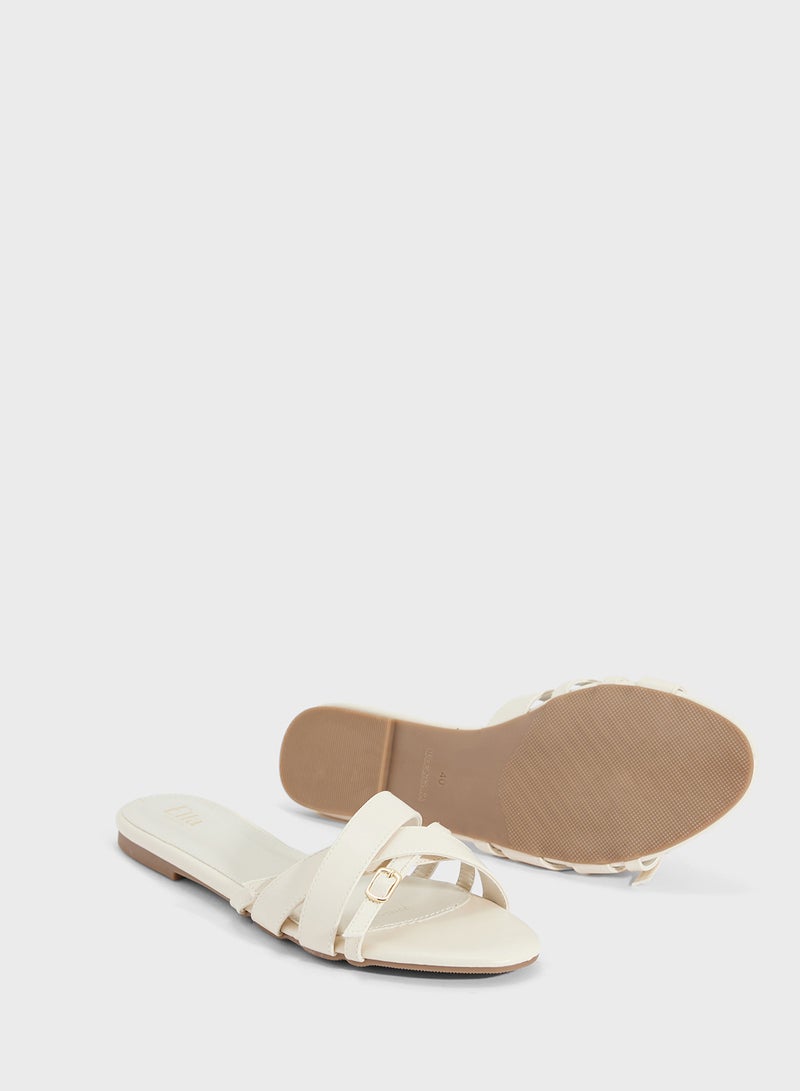 ELLA Crossover Strap Sandal  - Image 3