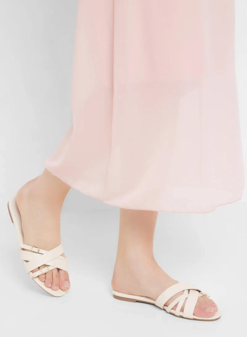 ELLA Crossover Strap Sandal