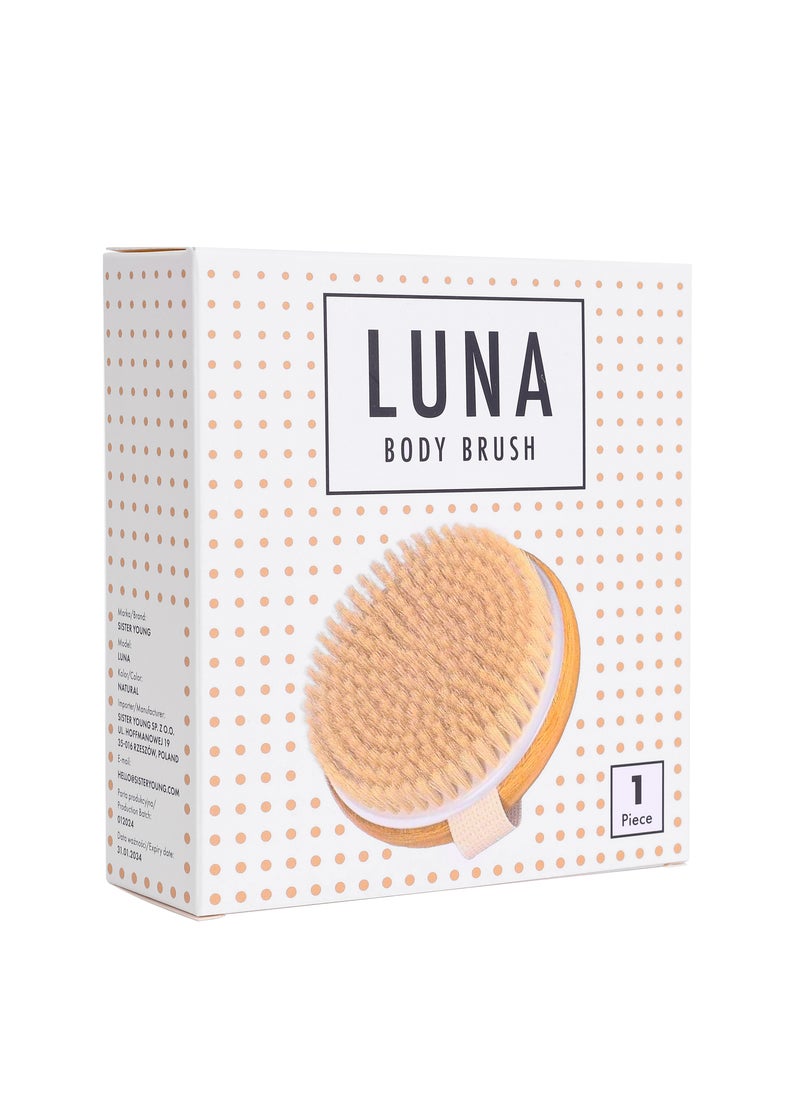 Sister Young - Sister Young LUNA Bath Body Brush – A brush for dry or wet body massages - Image 1