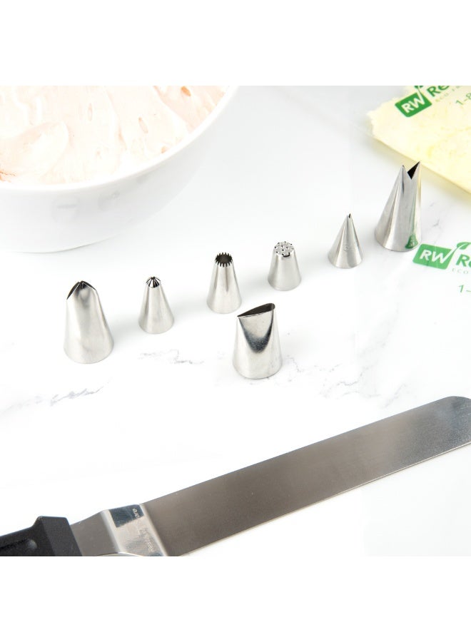 Restaurantware Pastry Tek Petal Tip, 1 Reusable Decorating Cake Tip - #126, Dent-Resistant, Stainless Steel Rose Frosting Tip, Dishwasher-Safe, Decorate Cupcakes, Cakes, or Cookies - Image 5