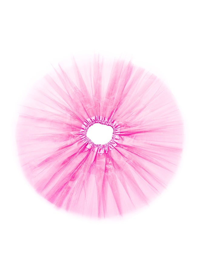 HOME-MART Girls Tutu Skirt 3 Layered Dance Dress Tutu Skirts for 2-8 Years Kids,Ruffle Tiered Ballet Clubwear for Performances,Parties,Playtime Pink - Image 2