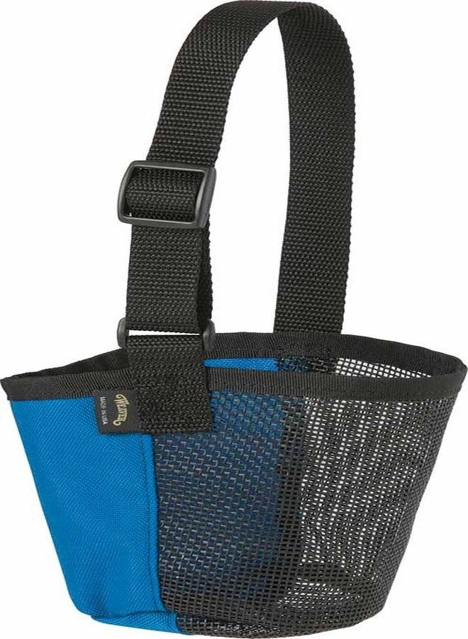 Weaver Leather Livestock Deluxe Adjustable Goat/Sheep Muzzle, Blue