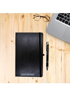 Ada Lazer Personalized Leather Undated Agenda and Pen Set  - Image 1