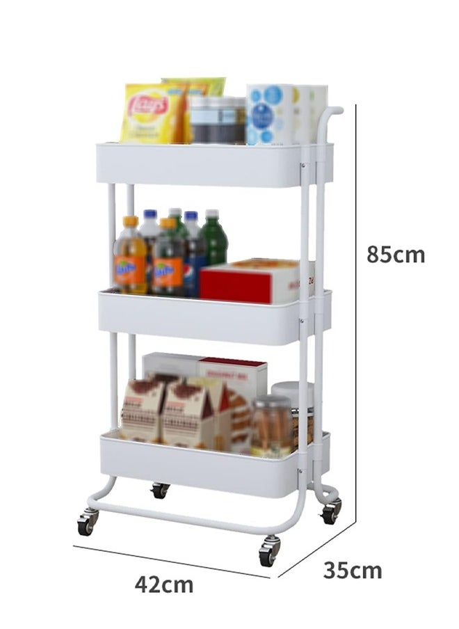 85x45x35cm Multi-Use 3-Layer Rotating Storage Cart, Metal 3-Shelf Vegetable Organizer, Multi-Use Wheeled Vegetable Cart - pzsku/ZCCF54A5D86A77AF876ACZ/45/_/1725719414/46ca2588-5b3f-46c1-bde5-efe09c4a0e58