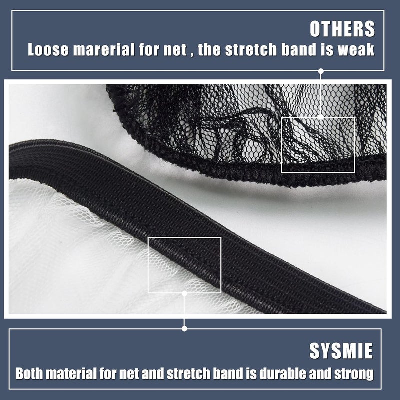 Sysmie Baby Mosquito Net for Infant Car Seats,Infant Stroller and Bassinets, Carrier,Breathable with Elastic Netting for Easy Fitting, Portable Durable & Long Lasting Infant Insect Shield Netting (White) - Image 5