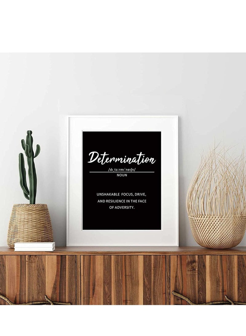 كابتن تيك 9 Pieces Inspirational Phrases Wall Art Prints Motivational Sayings Quote Prints for Teens Adults Living Room Office Classroom College Decoration, Unframed, 8 x 10 Inch - Image 3